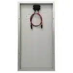 100W Curtech Monocrystalline Solar Panel Back