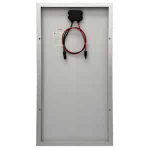 100W Curtech Monocrystalline Solar Panel Back