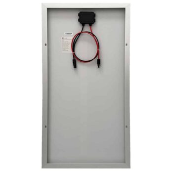 100W Curtech Monocrystalline Solar Panel Back