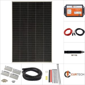 215W 36V Curtech Golf Cart Solar Charge Package