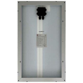 24V 30W Curtech Monocrystalline Solar Panel Back