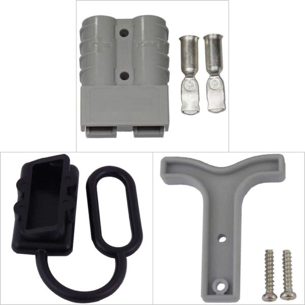 50 Amp Anderson Compatible Plug Pack Grey
