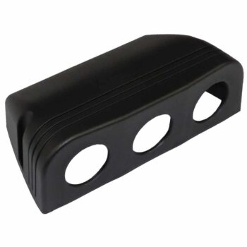 Surface Mount Power ABS Housing 3 Sockets