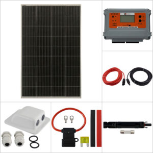 140W Curtech Solar Panel Vehicle Package with CT12-107