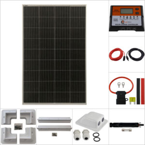 Single 140W Curtech PERC Solar Panel ABS Package with CT12-10A