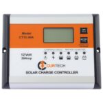 Curtech 30 Amp 12 Volt LCD Solar Charge Controller / Regulator