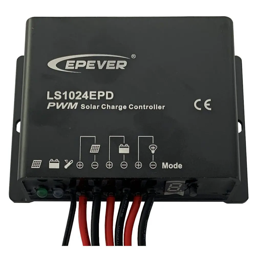LSEPD 10 Amp 12 Volt / 24 Volt Waterproof Solar Charge Controller LSEPD 10 Amp 12 Volt / 24 Volt Waterproof Solar Charge Controller