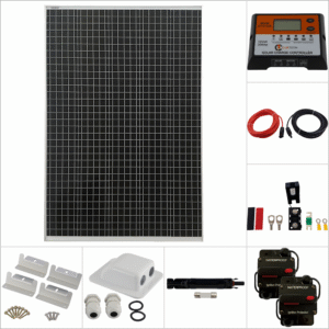 Single 215W Silver Solar Package with PWM