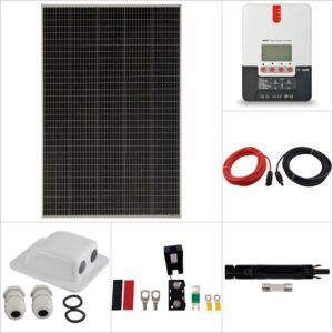 215W Curtech PERC Solar Panel Vehicle Package with ML2420N10