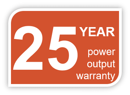 25 Year Power Output Warranty