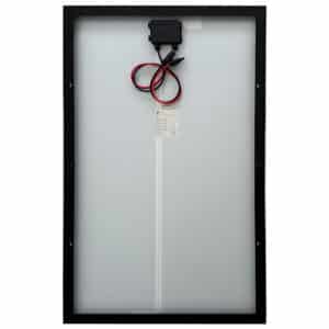 Curtech 140W Monocrystalline PERC Solar Panel with Black Frame Back