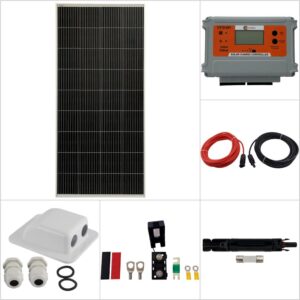 180W Curtech PERC Solar Panel Vehicle Package with CT12-207