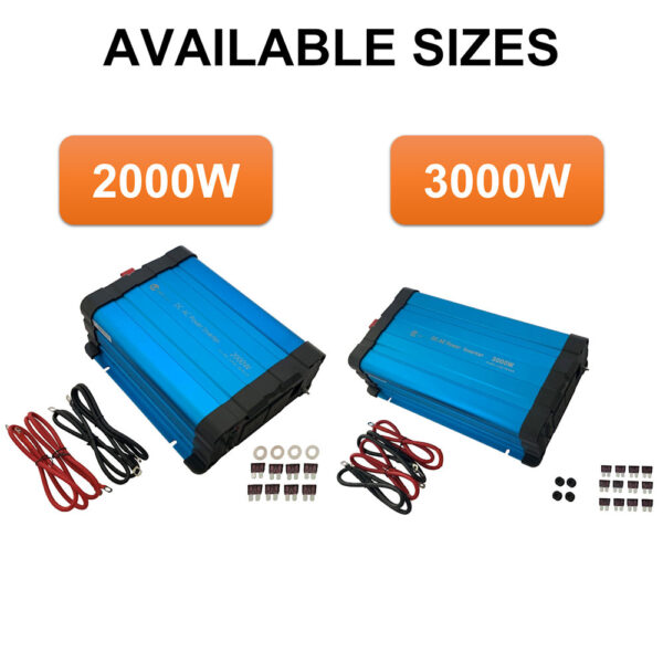 2000W or 3000W Inverter Options Available