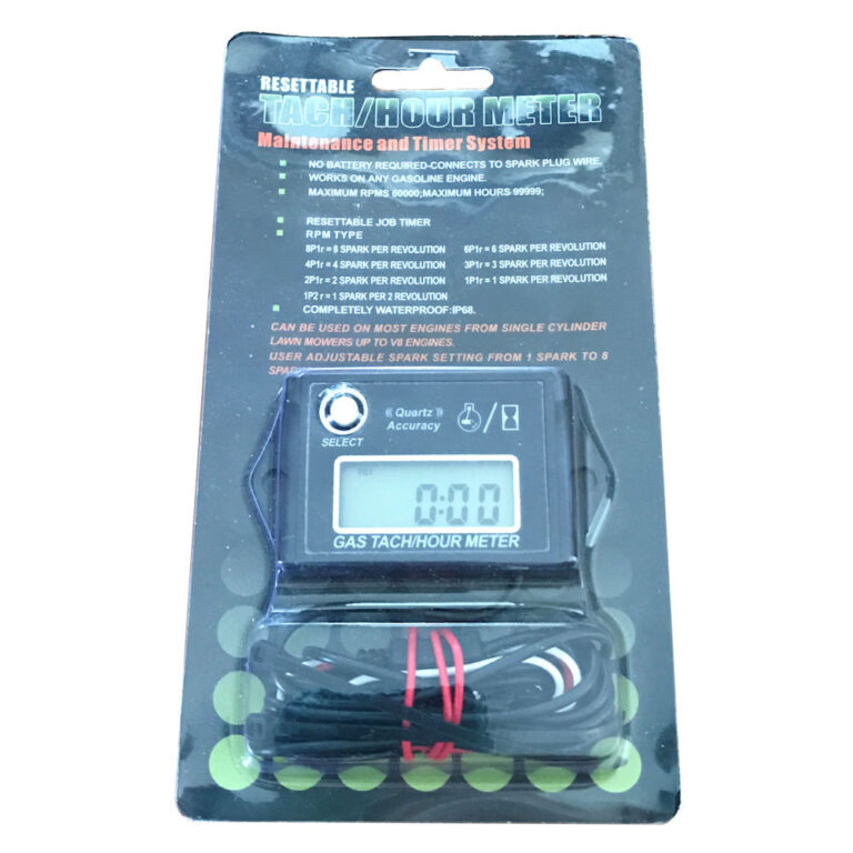 Resettable Tach/Hour Meter Solar Camping Australia