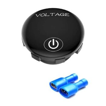 Flush Mount Volt Meter with On/Off Switch