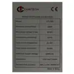 Curtech 180W Monocrystalline Solar Specifications