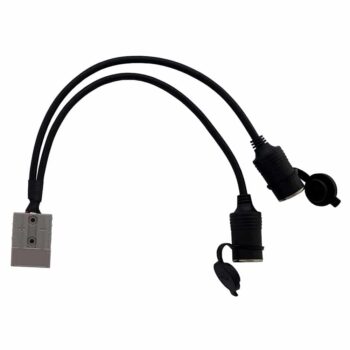 Anderson Style Plug to Double Cigarette Socket Lead