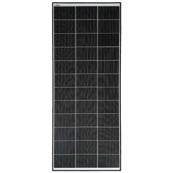 130W Curtech Monocrystalline Solar Panel with Black Frame