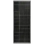 130W Curtech Monocrystalline Solar Panel with Black Frame