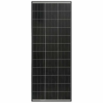 130W Curtech Monocrystalline Solar Panel with Black Frame