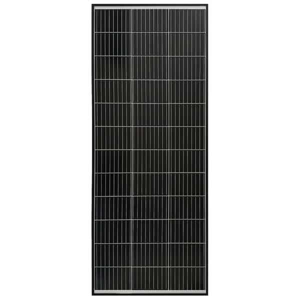 130W Curtech Monocrystalline Solar Panel with Black Frame