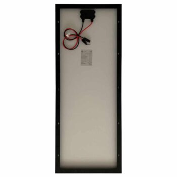 130W Curtech Monocrystalline Solar Panel with Black Frame Back