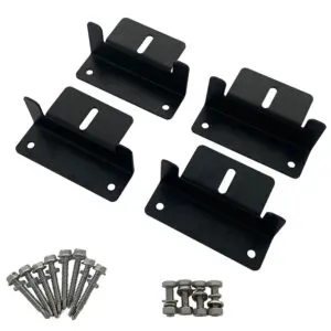 Solar Panel Mounting Bracket (Set of 4) Black
