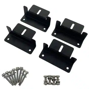 Solar Panel Mounting Bracket (Set of 4) Black