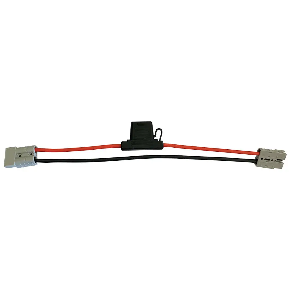 Anderson Style Plug to Anderson Style Plug with Inline Fuse Lead Anderson Style Plug to Anderson Style Plug with Inline Fuse Lead