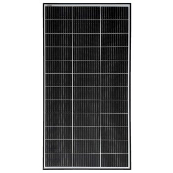 100W Curtech Monocrystalline Solar Panel with Black Frame