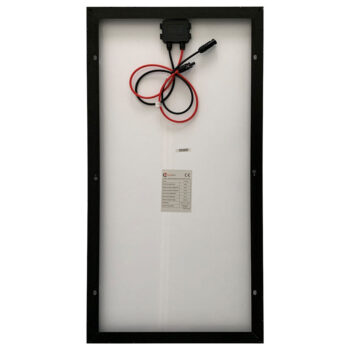 100W Curtech Monocrystalline Solar Panel with Black Frame Back