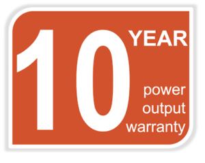 10 Year Power Output Warranty