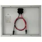 40W Curtech Monocrystalline PERC Solar Panel Back