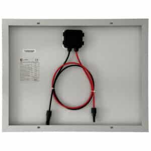40W Curtech Monocrystalline PERC Solar Panel Back