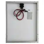 65W Curtech Monocrystalline PERC Solar Panel Back