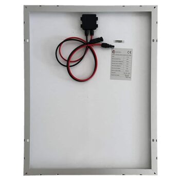 65W Curtech Monocrystalline PERC Solar Panel Back