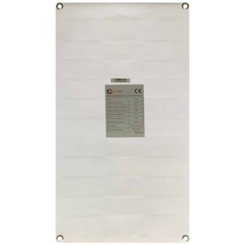 30W Curtech Semi Flexible Solar Panel Back