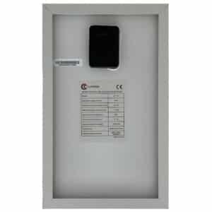 10W Curtech Solar Panel Back