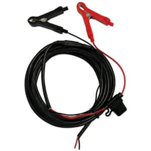 5m Lead with Inline Fuse and Battery Clips