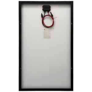 Curtech 150W Monocrystalline Solar Panel with Black Frame Back